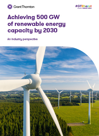 Achieving 500 GW of renewable energy capacity by 2030
