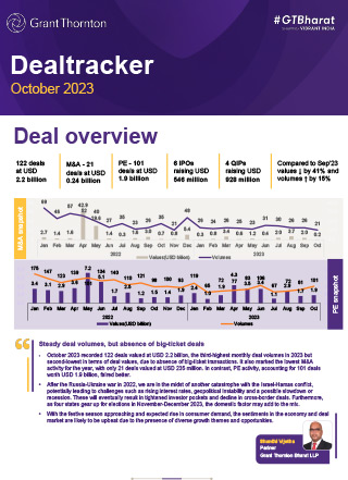 Monthly Dealtracker - October 2023