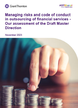 Managing risks and code of conduct in outsourcing of financial services