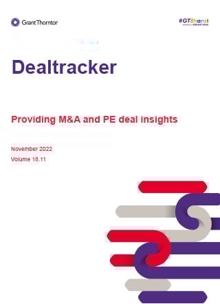 Monthly Dealtracker – November 2022