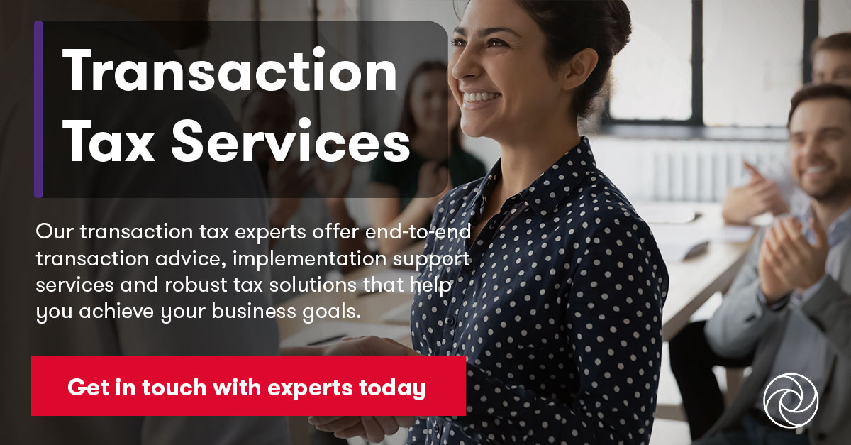 Transaction Tax Services Services Grant Thornton Bharat