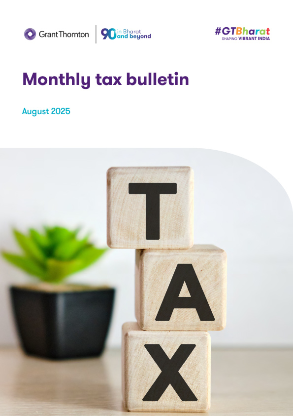 Monthly Tax Bulletin: August 2025
